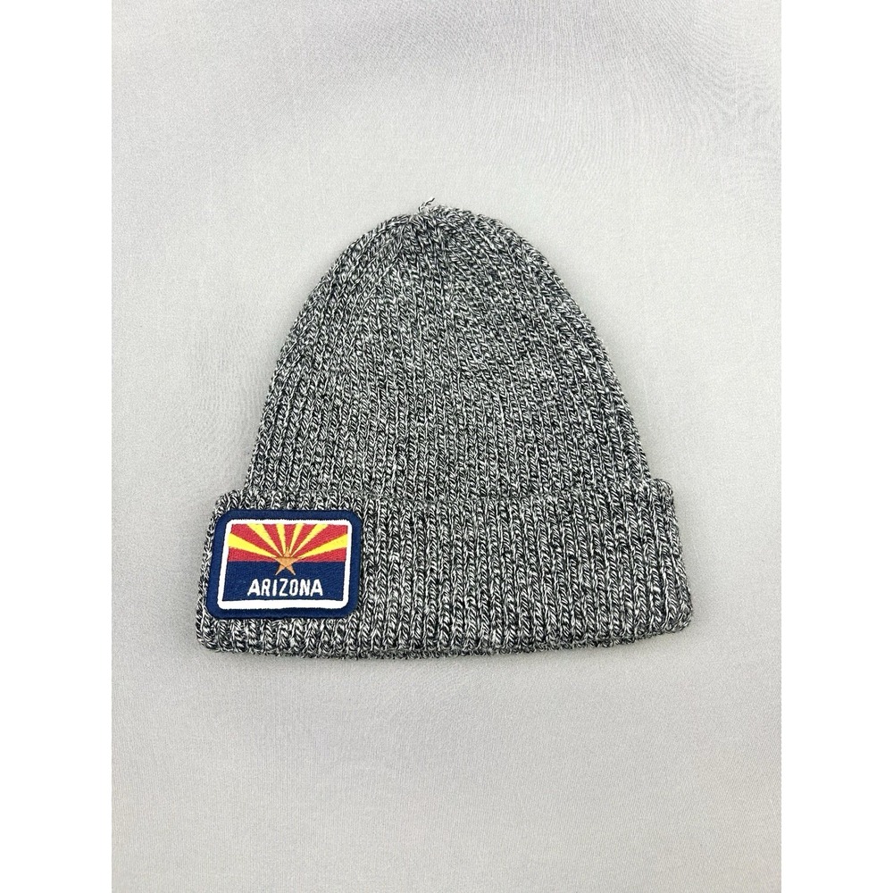 State‎ Of Arizona Legacy Black & White Heather Knit Beanie Winter Hat